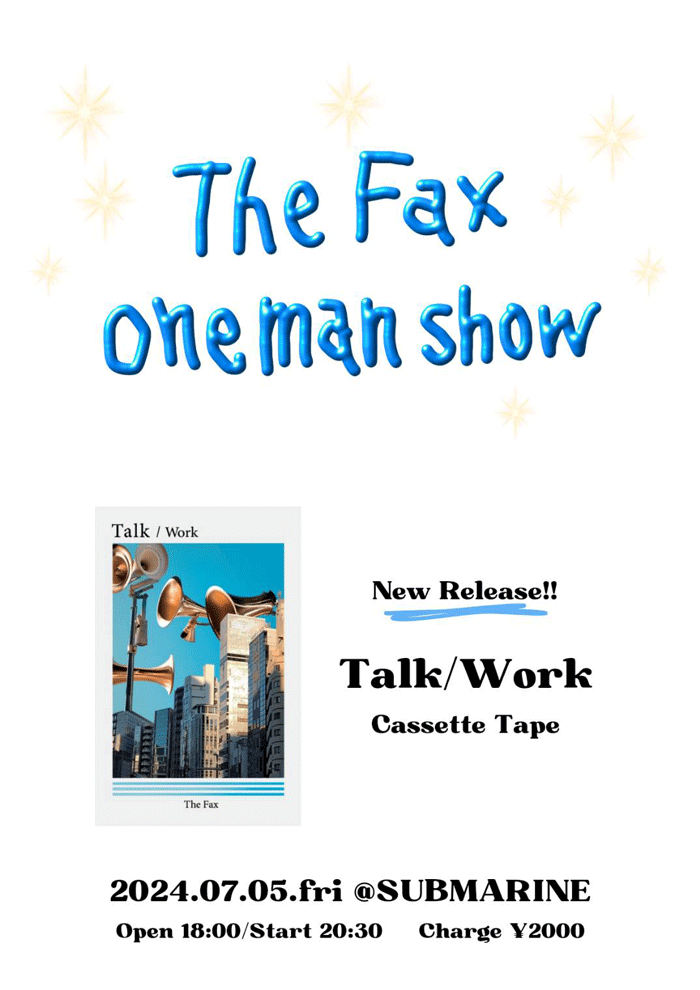 The Fax one man live